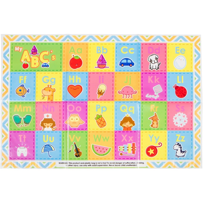 Non Slip Adhesive Disposable Baby Placemat PVC Free For Dining Table