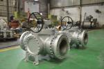 Three Way Top Entry 600lb T Type Ball Valve