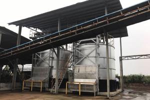 Quality Bio Organic Fertilizer Rapid 22KW 81m³ Industrial Fermentation Tank wholesale