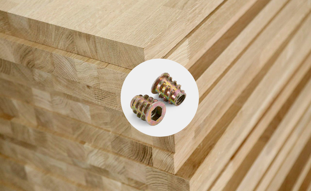 Wood Insert Nuts