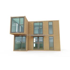 Quality Modern Double-Story Prefab Farmhouse for Outdoor Office Residential Made from Sandwich Panel and Galvanized Steel Bending wholesale