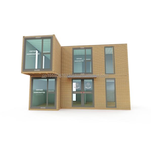 Modern Double-Story Prefab Farmhouse for Outdoor Office Residential Made from