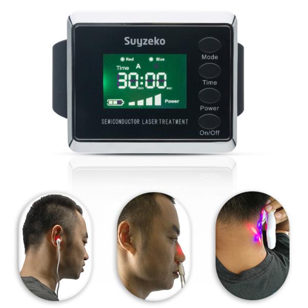 Three In One 650nm LLLT Laser Therapy Watch For Diabetes / High Blood Pressure