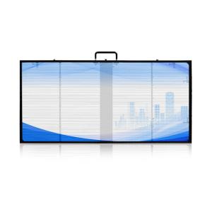 Quality P20 LED Transparent Screen 6000nit LED Curtain Wall Display IP65 wholesale