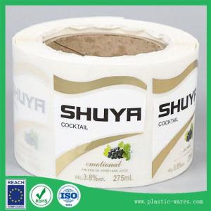 Quality printed self adhesive labels on a roll wholesale
