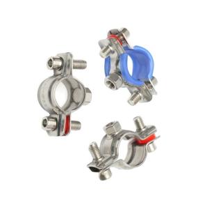 Quality Stainless Steel Customized Support Quick Fist Rubber Lined Pipe Clamps for Standard Pipe Insulation 16-300mm wholesale