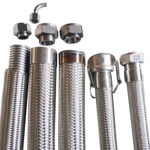 Quality 316 Stainless Steel Corrugated Tube Customized Hose Low Temperature Resistance wholesale