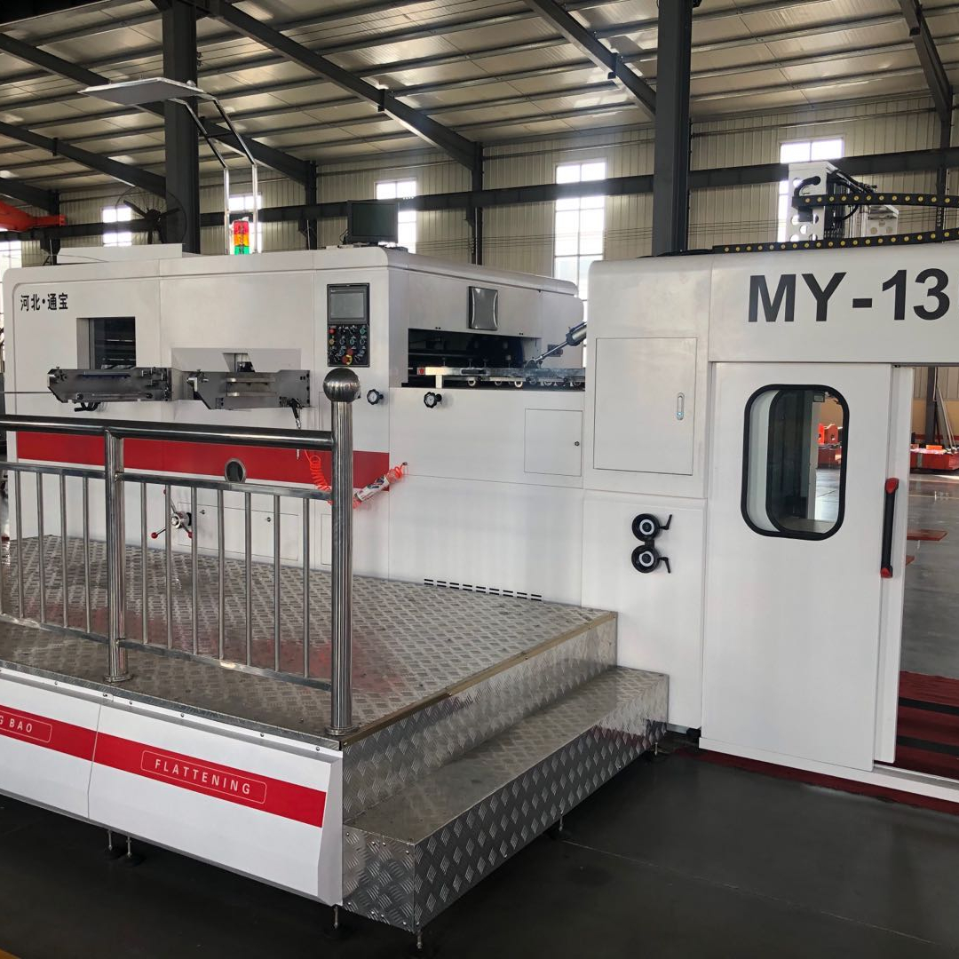 380V Corrugated Automatic Flatbed Die Cutting And Creasing Machine