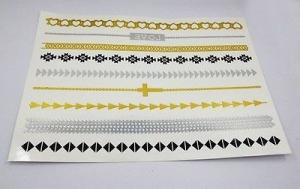 Quality Gold and silver metallic tattoo wholesale