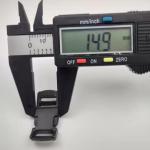 34.3mm*14.9mm Backpack Plastic Buckle Plastic Clips For Nylon Straps