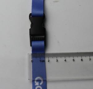 Quality Blue color Printing Polyester trade show lanyards for business card holder wholesale