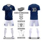 Quick Dry Custom Team Jersey Breathable LightWeight Striped Soccer Shirt