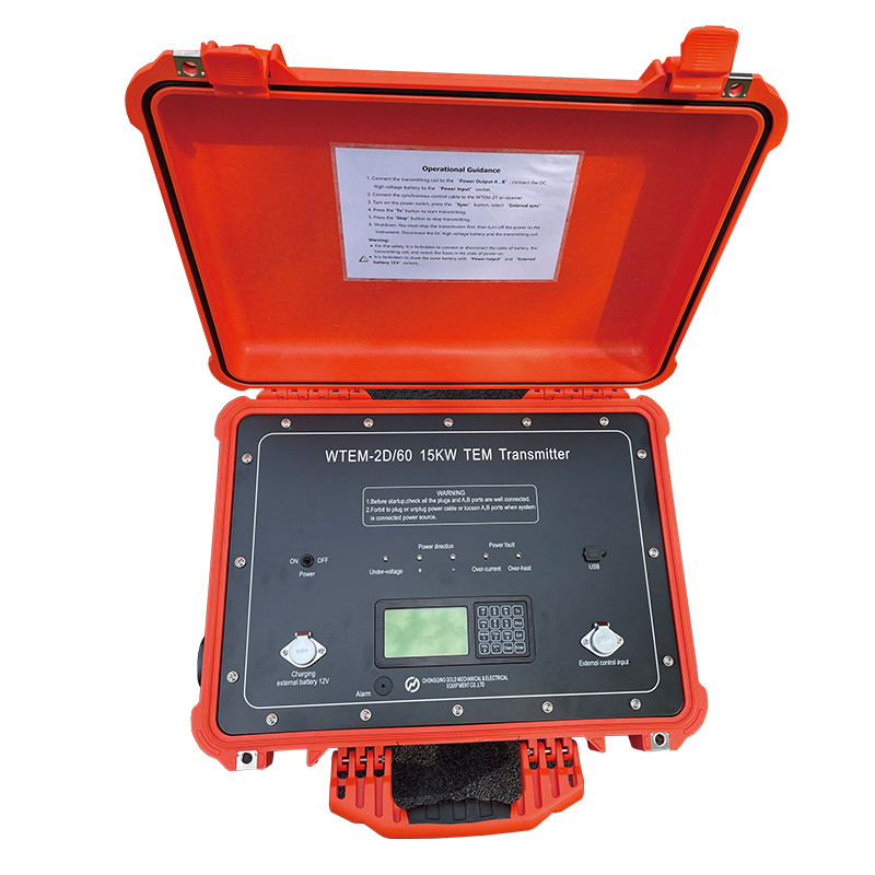 Geophysical TEM Transient Electromagnetic For Underground Water Resistivity Magnetometer Device