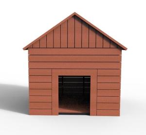 Quality Waterproof Outdoor Pet House Steel And Plastic Wood Material Comfortable For Dog wholesale