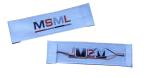 Customized Washable Woven Apparel Labels high density for sewing