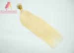 Color 613# Virgin Hair Weave Bundles / Brazilian Human Hair Extensions 18 Inch