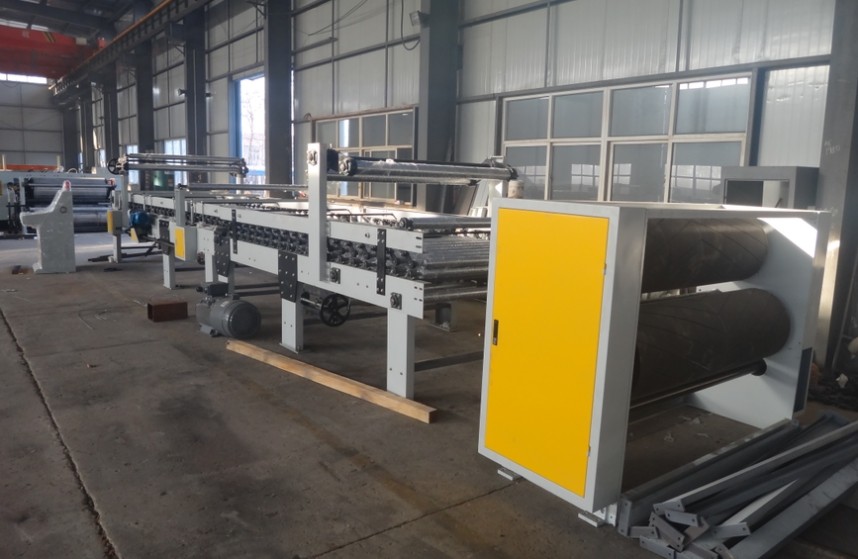 30kw Double Facer Corrugated Machine , 1800mm Width Carton Box Machine