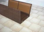 Brown Resin Wicker Storage Box