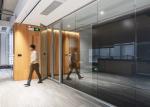 High Definition office partition wall Modern commercial interior aluminium