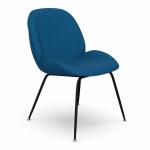 Custom 8KGS 910mm Upholstered Fabric Leisure Chair For Living Room