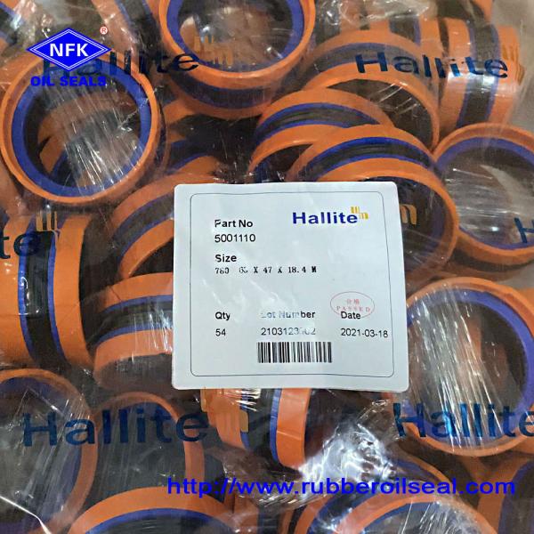 Original Hydraulic Seals Parts Hallite 780 Piston Seal Excavator Hydraulic