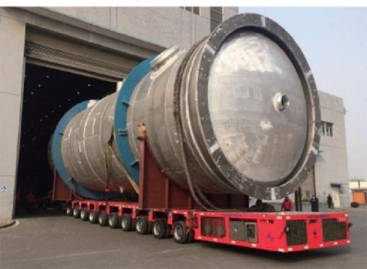 Heavy Construction Machinery Truck Trailer Robust Spmt (Self-Propelled Modular Transporter) Trailer