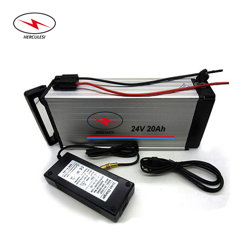 BMS 24V 10Ah 20Ah Electric Bicycle Lithium Battery Rear Rack