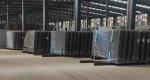 glazed glass curtain wall black