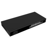 16 Port Gigabit Managed PoE Switch Commercial 1U Rack 300W With 2 SFP/RJ45