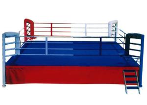Quality Logo Printed Boxing Exercise Equipment 5m*5m International Floor Boxing Ring wholesale