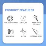 Straight low speed dental handpiece dental implant straight handpiece external