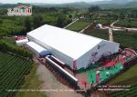 40x70m Black Tea Outdoor Exhibition Tents With PVC Walls