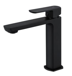Quality Filter System Solid Brass Bathroom Sink Faucet Basin Mixer Matt Black wholesale