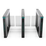 ISO Waist Height Turnstile Fastlane Turnstile Security Doors With Voice Prompt