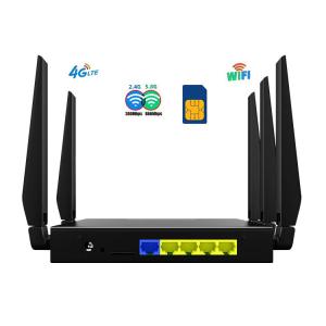 Quality Vehicle Caravan Dual Band Lte Sim 4g Industrial Cellular Router Wifi Mobile CPE SMA wholesale