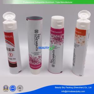 Quality Printed Aluminum Plastic Laminated Tubes for cosmetics with flip-top cap wholesale