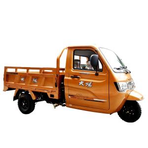 Quality Maximum Speed 50-70Km/h 2021 Chinese Cargo Trimoto 250cc Closed Cabin Motor Tricycle wholesale