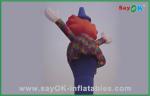 Inflatable Tall Man Single Leg Clown Type Inflatable Air Dancer , Blow Up