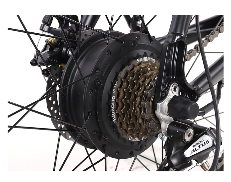 36V 500W Motor Electric Snow Bike 26 Inch Aluminium Alloy Ebike For Adult
