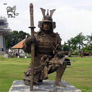 Quality Bronze Japanese Samurai Statue Sculpture Outdoor Large Garden Art wholesale