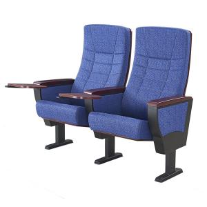 Quality MDF Tablet Fabric Theater Seats / Folding Theatre Chairs Stain Resistant wholesale