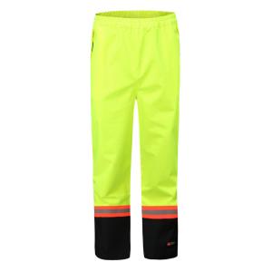 Quality Velcro Closure Hi Vis Fr Rain Gear , EN1149 Hi Vis Waterproof Work Trousers wholesale