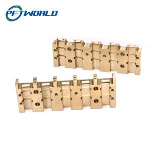 Quality Electronic Turning CNC Brass Parts 5 Axis Zinc Titanium Plating wholesale