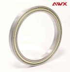 Low Noise Thin Wall Bearing 16011 2RS Steel Cage Deep Groove Ball Bearing