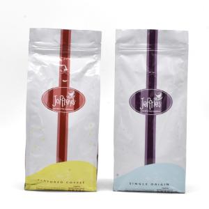 Quality 8 Sides Sealing MOPP Matt 250g Coffee Packaging Pouch wholesale