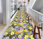 3D Plant Flower Cut Entrance corridor corridor stairway Commercial Floor Mat