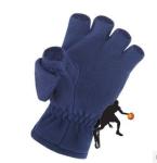fingerless fleece gloves with lap