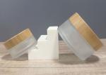100g Bamboo Top Glass Makeup Pots Anti Mold Body Lotion Containers