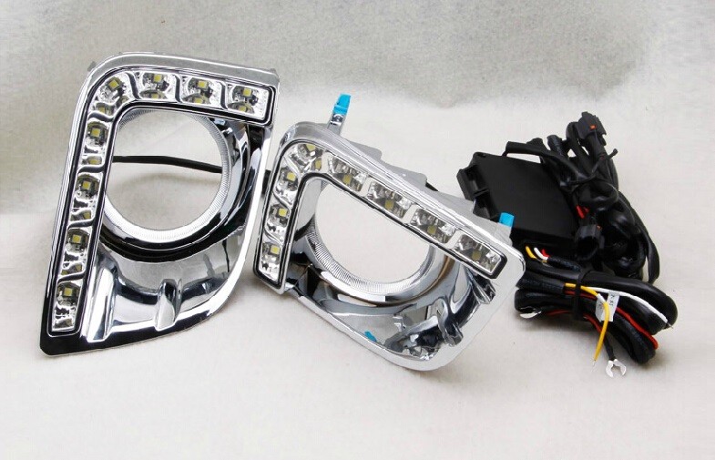 Toyota Prado 4000 FJ150 2010 LED Daytime Running Lights Car LED DRL Daylight