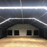 Single-Span Hoop Greenhouse Automatic 100% Blackout Light Deprivation Greenhouse